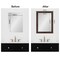 Amanti Art Mirror Makeover Bathroom Mirror Frame Border Kit - Fully Assembled Peel and Stick Frame - Mirror NOT Included - Wildwood Brown Narrow Trim